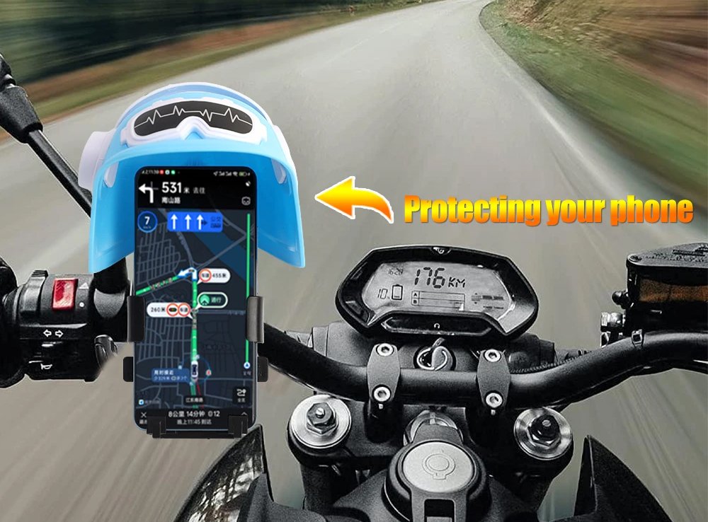 Suporte Capacetinho de Celular para Moto ou Bicicleta It-blue Le-106 - 7