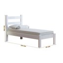 Ver imagem 2 de Cama Madeira Maciça de Solteiro Branco Rubi Nemargi