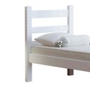 Ver imagem 3 de Cama Madeira Maciça de Solteiro Branco Rubi Nemargi