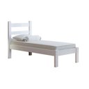 Ver imagem 4 de Cama Madeira Maciça de Solteiro Branco Rubi Nemargi