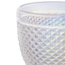 Ver imagem 4 de Kit com 6 Taça de Água de Vidro Bico de Jaca Rainbow Metalizado 300ml | Wolff