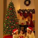 Ver imagem 6 de Árvore de Natal Melbourne 1,80m 600 Galhos Base Ferro Premium Pinheiro Natural Luxo e Montagem Fácil