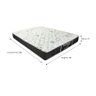Base Box Casal 138 Tecido Sintético Marrom com Colchão com Molas - Prodormir Sleep Black - Probel - 4