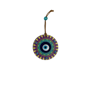 Olho Grego De Porta para Pendurar Contra Inveja Artesato