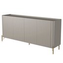 Ver imagem 5 de Buffet Sala de Jantar 4 Portas Brise 1 Gaveta Pés Industrial Dourado Naim I03 Grigio - Lyam