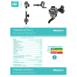 Torneira Elétrica Bica Baixa 4400w 220v Cromado Sintex - 6