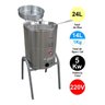 Fritadeira Industrial Água E Óleo 24L Inox FC-N Skymsen 220V - 3