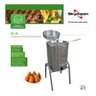 Fritadeira Industrial Água E Óleo 24L Inox FC-N Skymsen 220V - 2