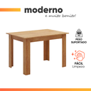 Ver imagem 6 de Mesa para Sala de Jantar 1,10m Place Madeirado Viero