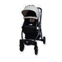 Ver imagem 1 de Carrinho de Bebe 3 em 1 Jupiter Preto Cinza - Passear Baby