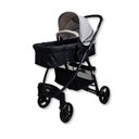 Ver imagem 2 de Carrinho de Bebe 3 em 1 Jupiter Preto Cinza - Passear Baby
