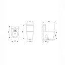 Ver mais imagens de Bacia P/caixa Dual Insp/ Rimelss Round Br