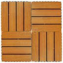 Ver imagem 3 de Deck de Madeira 30x30cm Painel Modular em Placa Madersilva