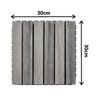 Deck de Madeira 30x30cm Painel Modular em Placa Madersilva  - 5