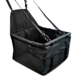 Assento Cadeirinha Carro Cachorro Cães Gatos - Viagem Tranquila para Você e Seu Pet (preto) - 4