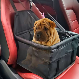 Assento Cadeirinha Carro Cachorro Cães Gatos - Viagem Tranquila para Você e Seu Pet (preto) - 5