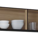 Ver imagem 7 de Armário Aéreo e Balcão de Cozinha com Pia Inox 120cm Classic P11 Preto - Mpozenato
