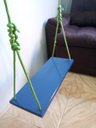 Ver imagem 6 de Balanço Gangorra Infantil Madeira 50x20 Azul até 100kg