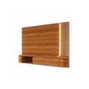 Ver imagem 3 de Painel Dubai para Tv até 60” com Led Mdf 15mm Porta com Pistão a Gás Design Moderno Muxarabi