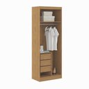 Ver imagem 4 de Guarda Roupas Closet 2 Portas 80cm Selene Soluzione Móveis
