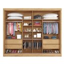 Ver imagem 3 de Guarda Roupa Casal 2 Portas de Correr 4 Gavetas Verona Plus - Mademarcs