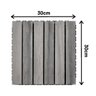Kit Deck de Madeira 30x30cm com 25 Placas Modulares Madersilva  - 5