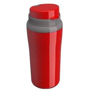 Copo Térmico Miami 650ml Bebidas Quentes e Frias:vermelho