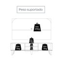 Ver imagem 5 de Rack com Painel para TV até 65 Polegadas 182CMX150,5cm Duna