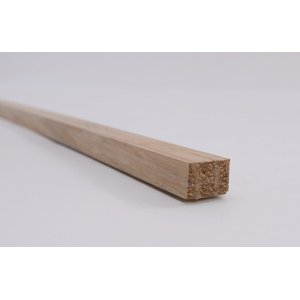 Ripa Aplainada de Pinus Tratado com Nós 4x3x290 Centímetros - Natural Único