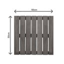 Ver imagem 3 de Kit Deck de madeira 50x50cm com 12 Placasmodularesmadersilva 