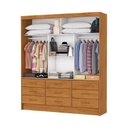 Ver imagem 3 de Guarda Roupa 9 Gavetas 1 Espelho Central Sunset-grand Line