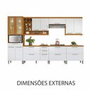 Ver imagem 2 de Cozinha Modulada Burguesa Premium 07 Peças em Mdf Nesher