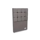 Ver imagem 1 de Cabeceira Cama Box Estofada Piave Veluto Solteiro - Suede Cinza - Ortobom