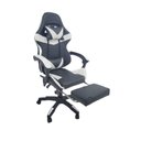 Ver imagem 1 de Cadeira Gamer Stillus Ergonômica Oficial Apoio de Pés Preta / Branca