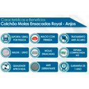 Ver imagem 3 de Colchão Casal Molas Ensacadas Royal (138x188x24) - Anjos