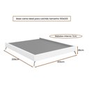 Ver imagem 4 de Cama Japonesa King Almeria Corea com Cabeceira Madeira Caramelo Sallar Home 203cm