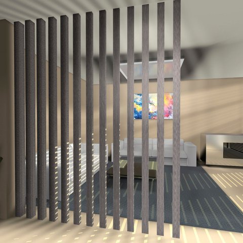 Brise Wpc 2,90mx5cmx5cm - Divisor de Ambientes