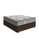 Ver imagem 1 de Cama Box Baú Casal Molas Ensacadas Evolution Probel/prodormir 138x188x74 Marrom