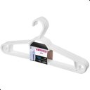 Ver imagem 1 de Kit Cabide Plástico Adulto 40cm Branco Sanremo 30 Unidades