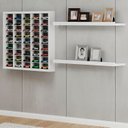 Ver imagem 1 de Conjunto Estante para Miniaturas com 2 Porta Quadros Branco