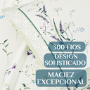 Ver imagem 3 de Lençol Super King Casal Marilyn 300 Fios Tecido Premium Toque Macio Conforto:verde