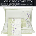 Ver imagem 6 de Lençol Super King Casal Marilyn 300 Fios Tecido Premium Toque Macio Conforto:verde