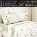Ver imagem 2 de Lençol Super King Casal Marilyn 300 Fios Tecido Premium Toque Macio Conforto:verde