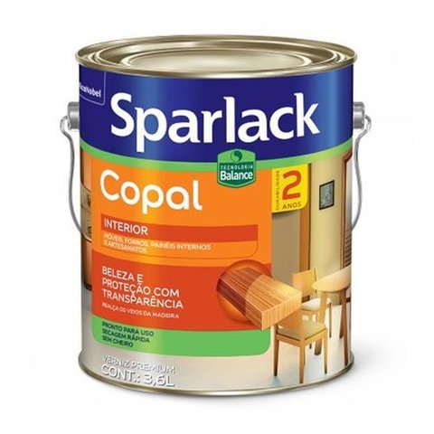 Verniz Incolor Brilhante 3,6 Litros Copal Balance Sparlack
