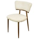 Ver imagem 1 de Cadeira Turia Estrutura em Aço Estofado em Linho Off White Or Design
