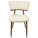 Ver imagem 2 de Cadeira Turia Estrutura em Aço Estofado em Linho Off White Or Design