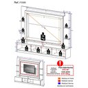 Ver imagem 4 de Rack Estante com Painel TV 65" e 2 portas Rio Multimóveis