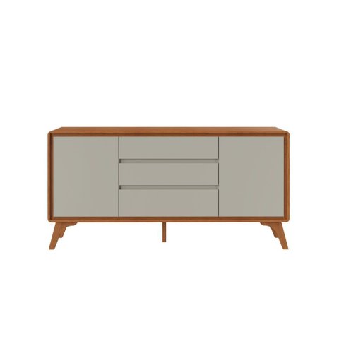 Buffet Sinus 2 Porta 3 Gavetas - Mv - Rei de Casa Naturalle/off White
