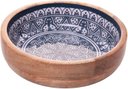 Ver imagem 1 de Saladeira Marrakesh 20x5 cm Branco Madeira Wolff