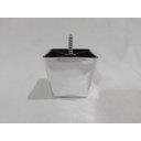 Ver imagem 3 de Kit 6 Pés para Sofa Rack Estofados Modelo Cadency Cromado Trapézio Alt 6 Cm